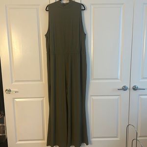 Fashion to figure olive jumpsuit